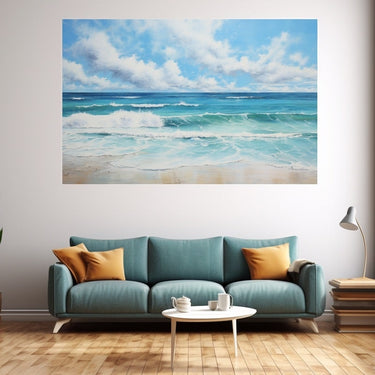 Blue Beach Painting